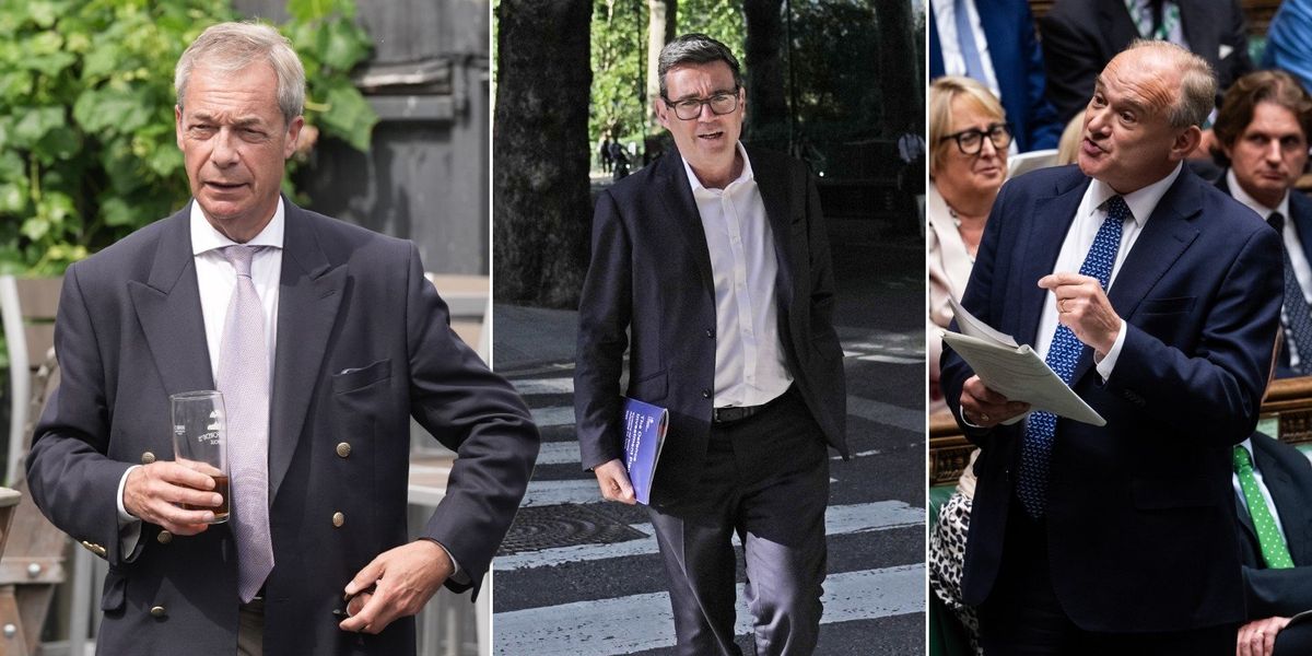 Andy Burnham urged to change British voting system in bid to lock Nigel Farage out of No10