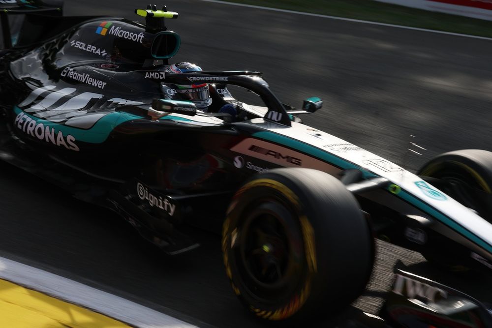 Antonelli set the pace - but his long run was one of many interrupted by the late red flag