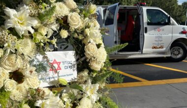 Ambulance going to Israel dedicated for Sarah Milgrim, Yaron Lischinsky