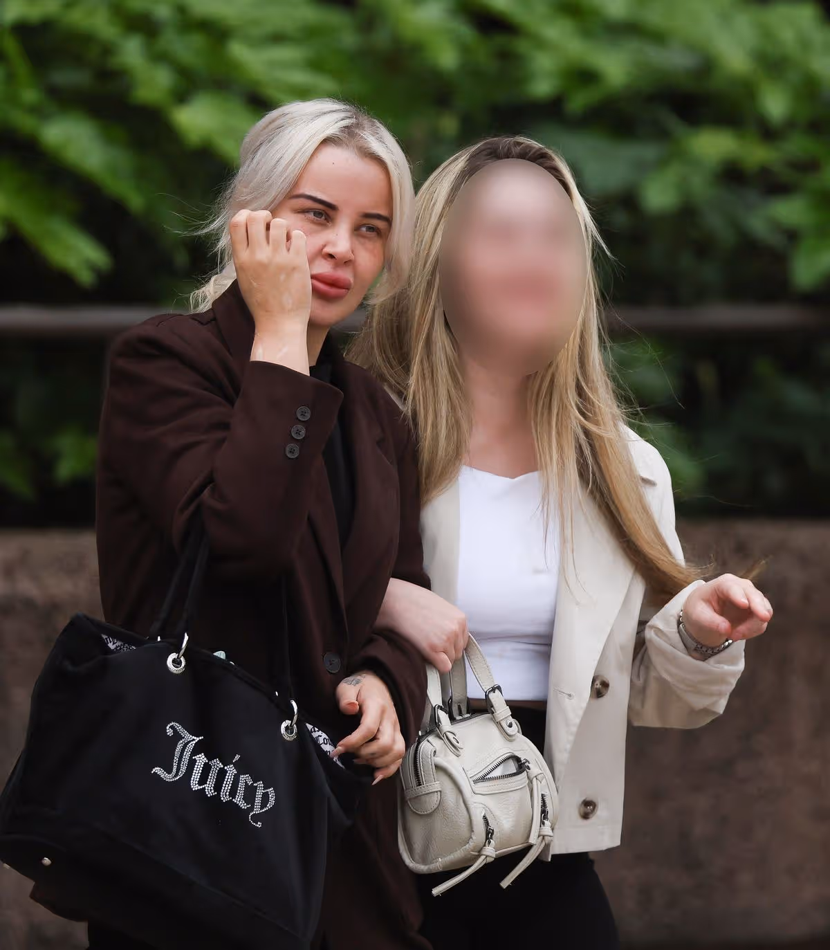 Annie Woods outside Liverpool Crown Court