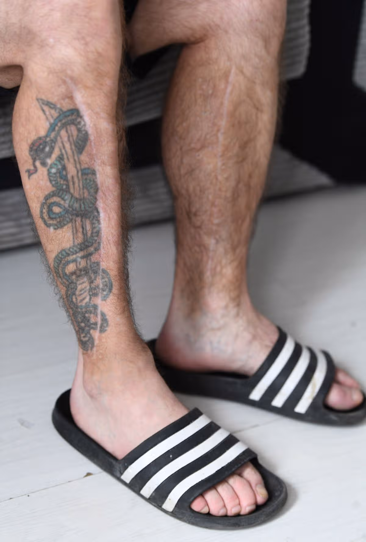 David still faces a long road of recovery following the shooting in February last year