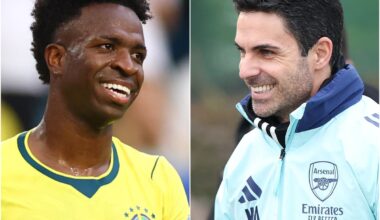 How Arsenal FC could line up with Vinicius Jr to solve key Mikel Arteta problem