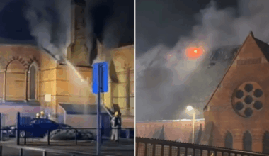 Leicester church fire: Blaze breaks out at historic Jarrom Street church as smoke blankets city and firefighters scramble to scene