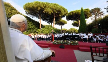 Pope: Like a stream leading to its source, music leads us to God