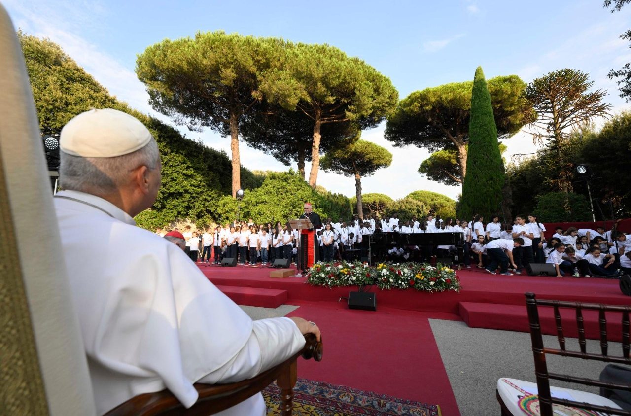Pope: Like a stream leading to its source, music leads us to God