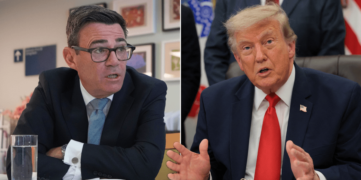 Donald Trump tells GB News the one point he simply 'can't get across' to Andy Burnham