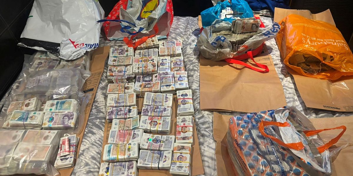 London news: Met Police uncover £4m stashed in plastic bags in one of the capital's' largest ever' cash seizures