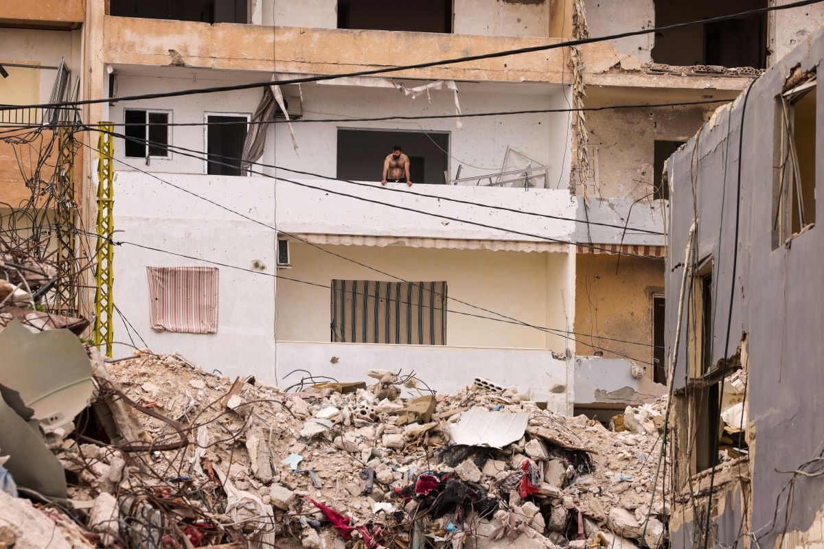 The rubble of a building was destroyed in an Israeli strike, in Tyre, southern Lebanon, July 5, 2026. Photo: REUTERS/Zohra Bensemra