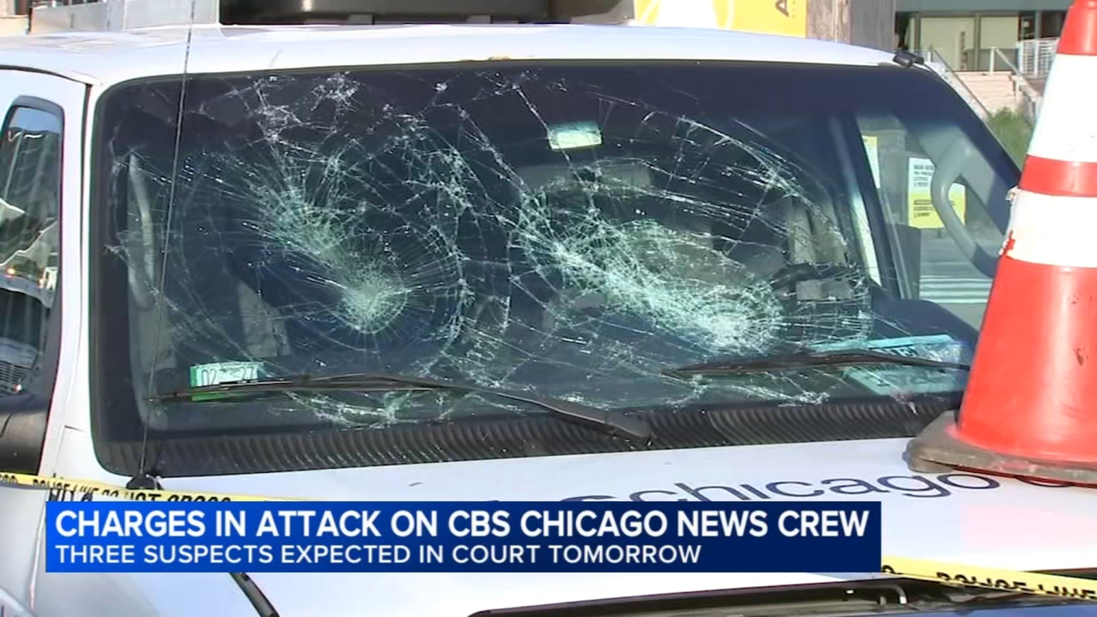 Chicago crime: William Huerta, Rafael Salinas, Jon Twist charged after CBS2 news crew attacked at Adler Planetarium, Museum Campus