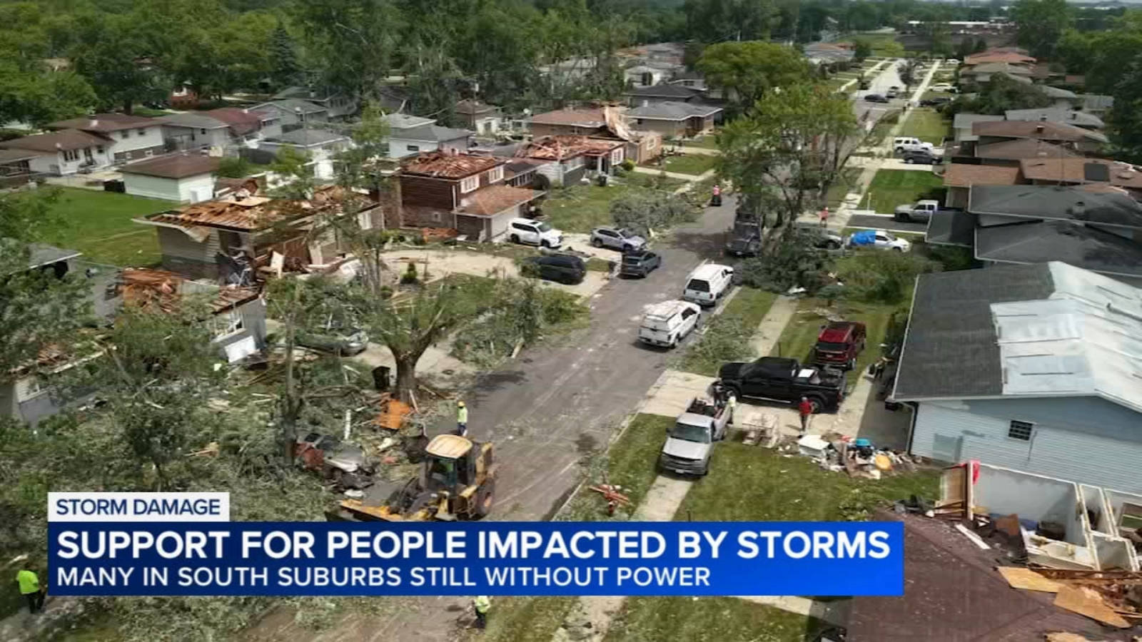 4 Illinois tornado touchdowns confirmed in Hazel Crest, Lansing, Glen Ellyn and Orland Park as storm cleanup continues