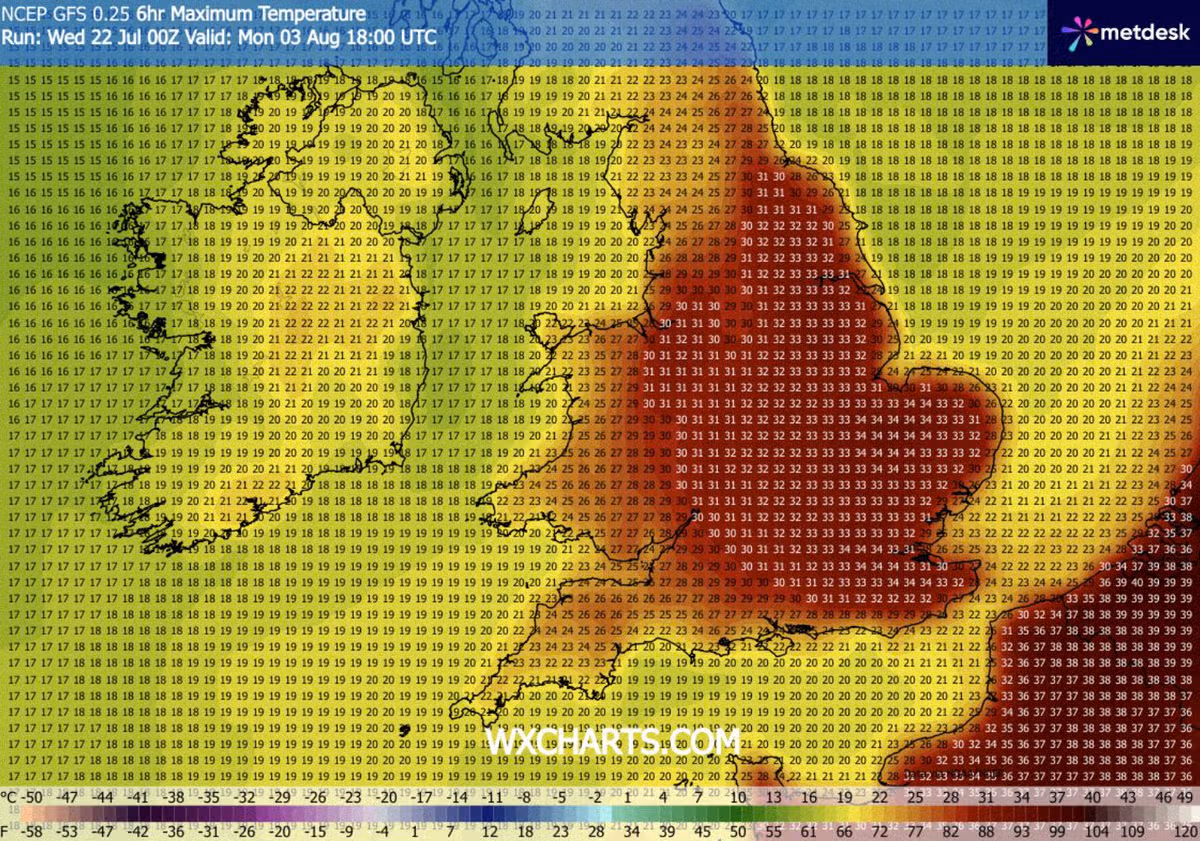 UK weather map
