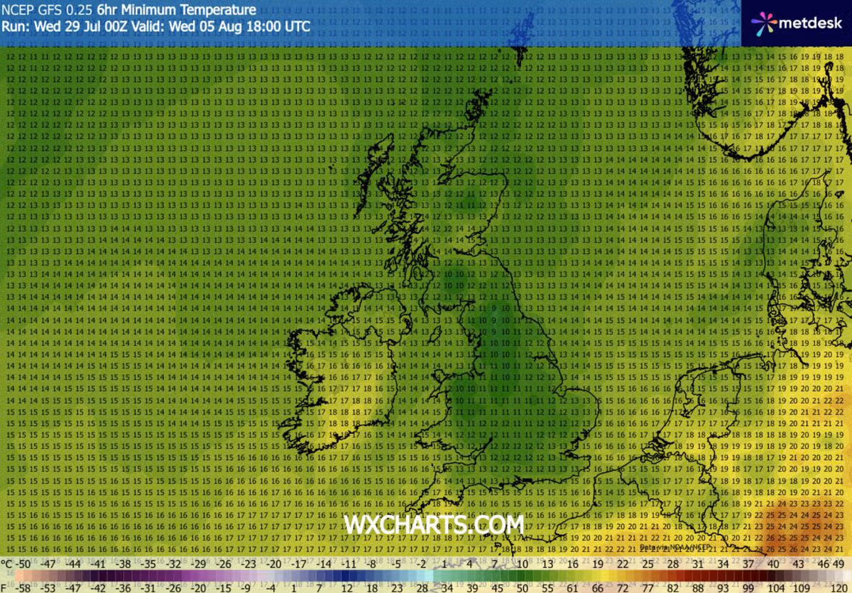 UK weather map