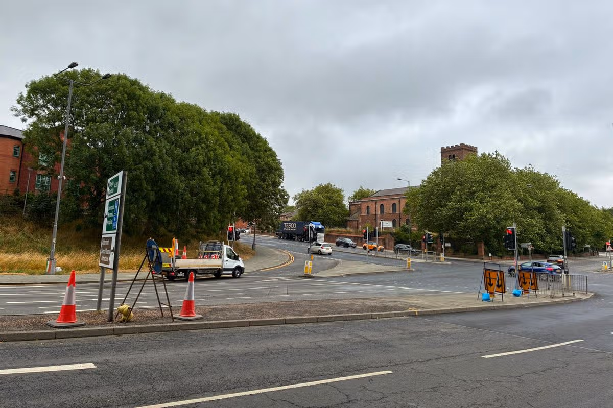 Merseyside Police received a report that two 17-year-old girls riding an e-scooter had been involved in a collision with a Mercedes Vito on Great George Street