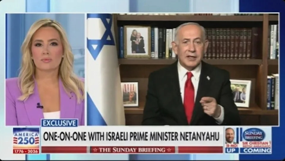 Israeli Prime Minister Benjamin Netanyahu sought to refute JD Vance's criticism on Sunday (Fox News - The Sunday Briefing)