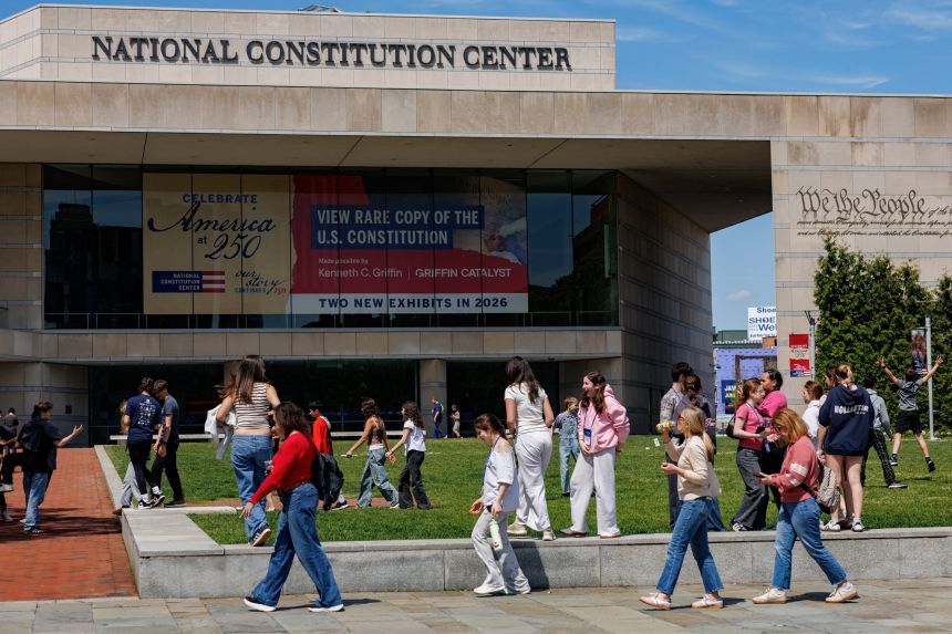 The National Constitution Center in Philadelphia on May 1.