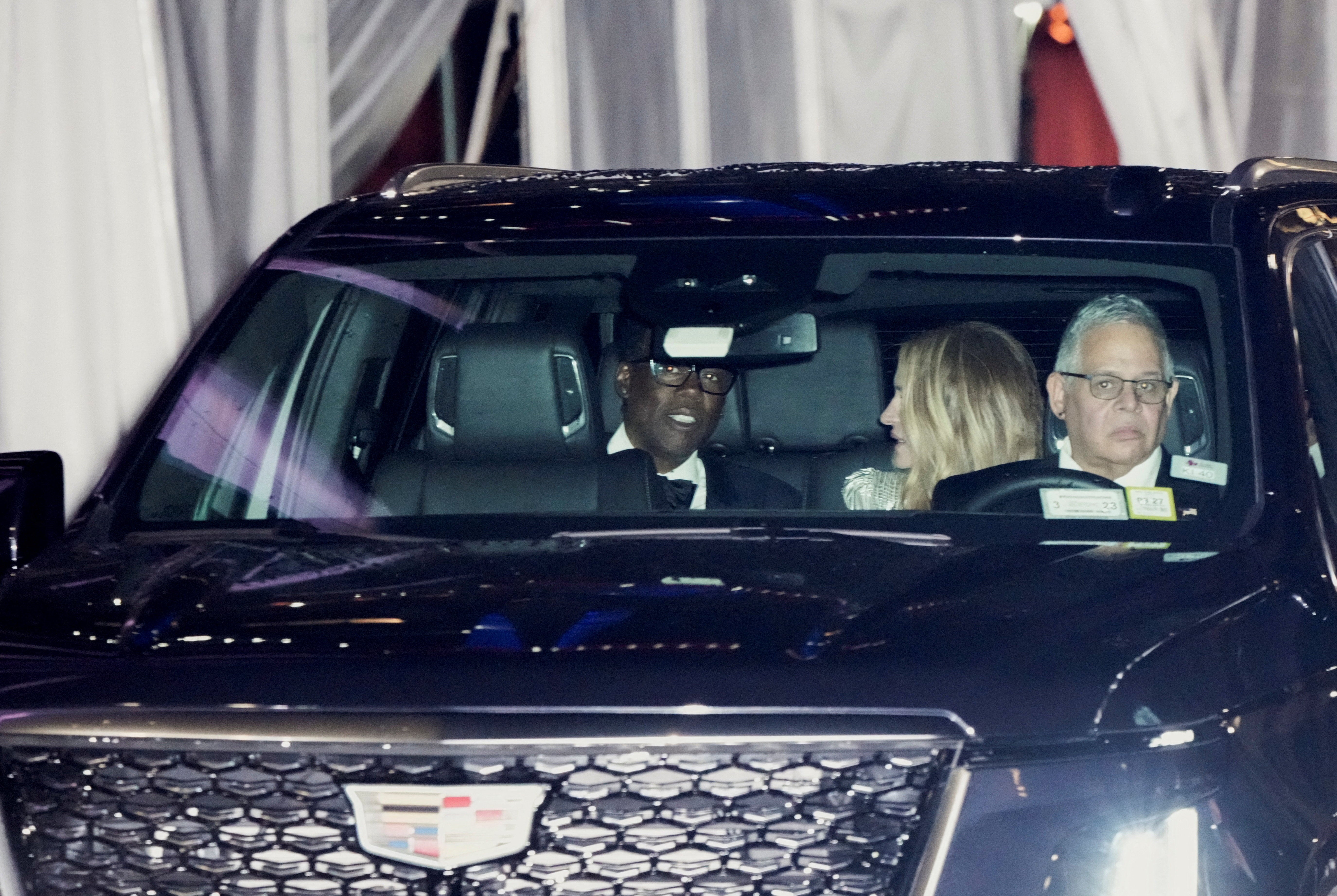 Chris Rock seen leaving MSG