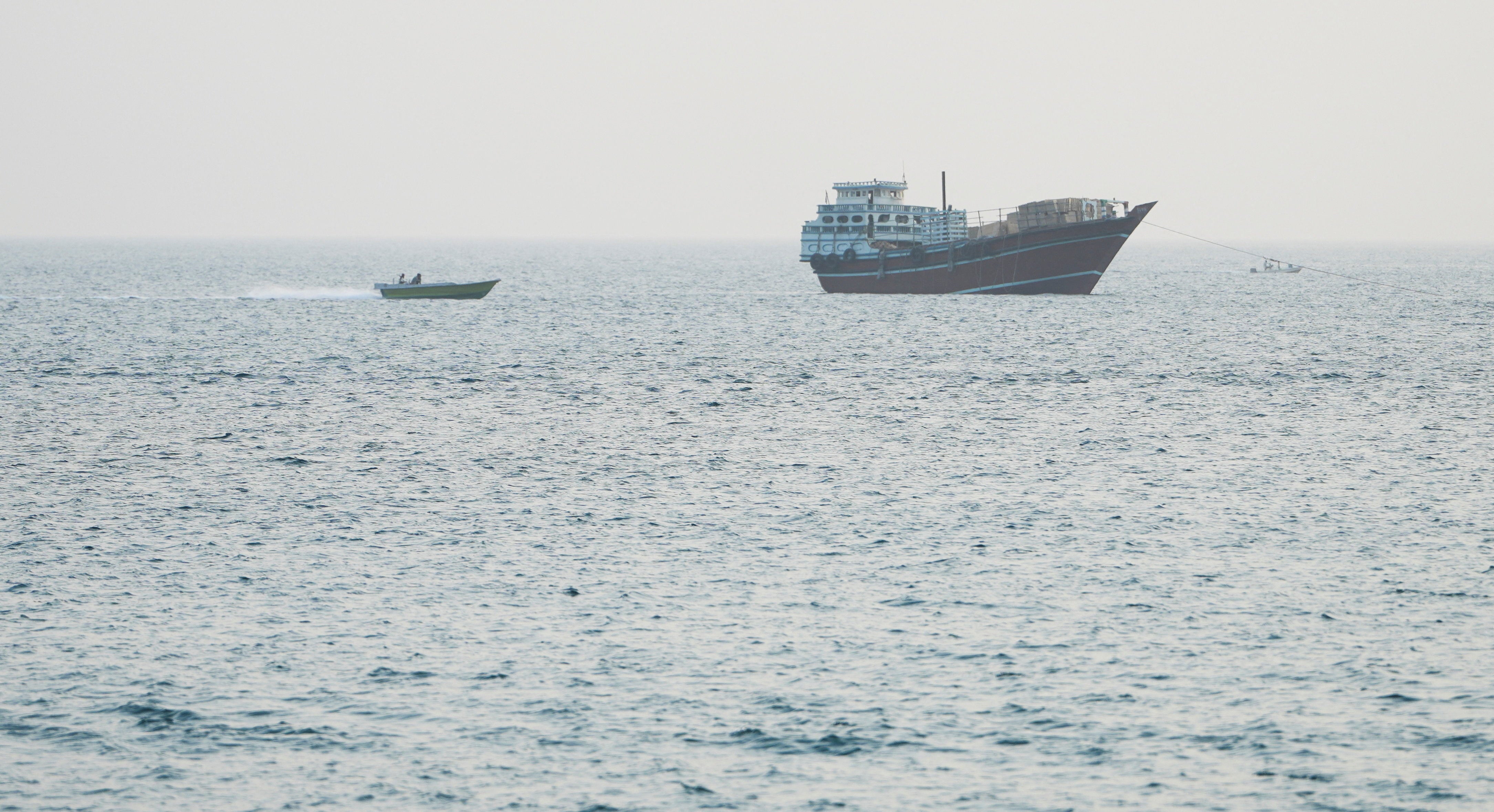 Vessels remain stranded in the Strait of Hormuz
