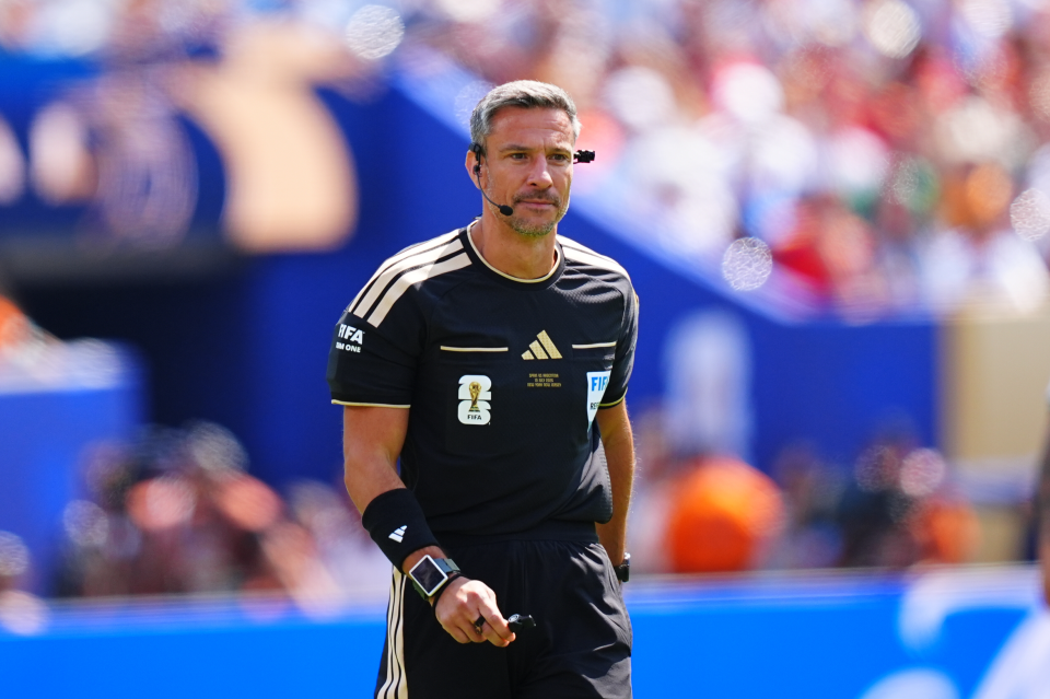 Slavko Vincic during the World Cup final