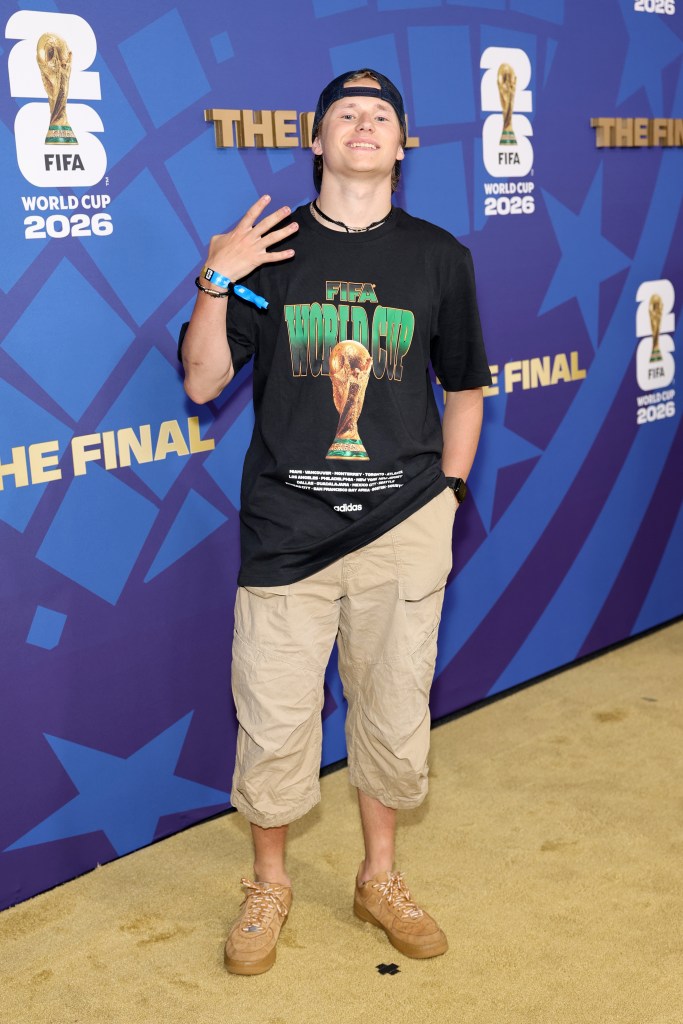 Ilia Malinin attends the 2026 World Cup Final
