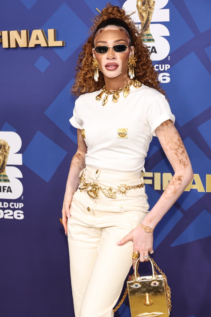 Winnie Harlow attends the 2026 World Cup Final