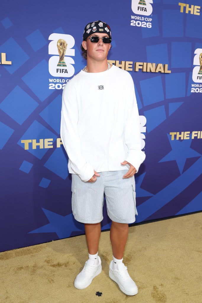 Jaxson Dart attends the 2026 World Cup Final