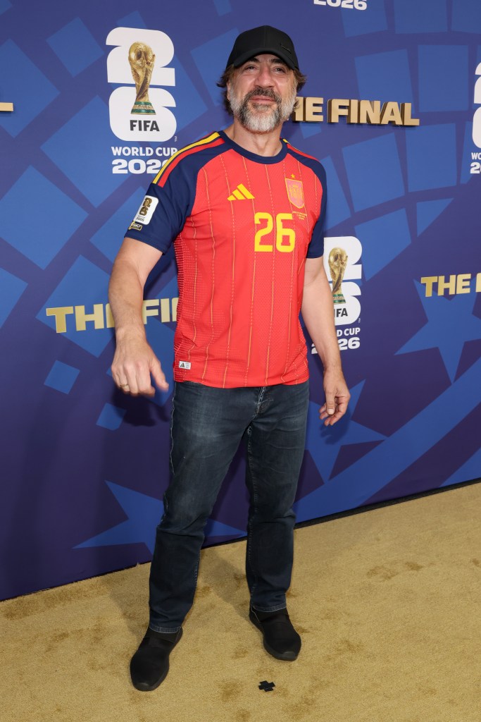Javier Bardem attends the 2026 World Cup Final