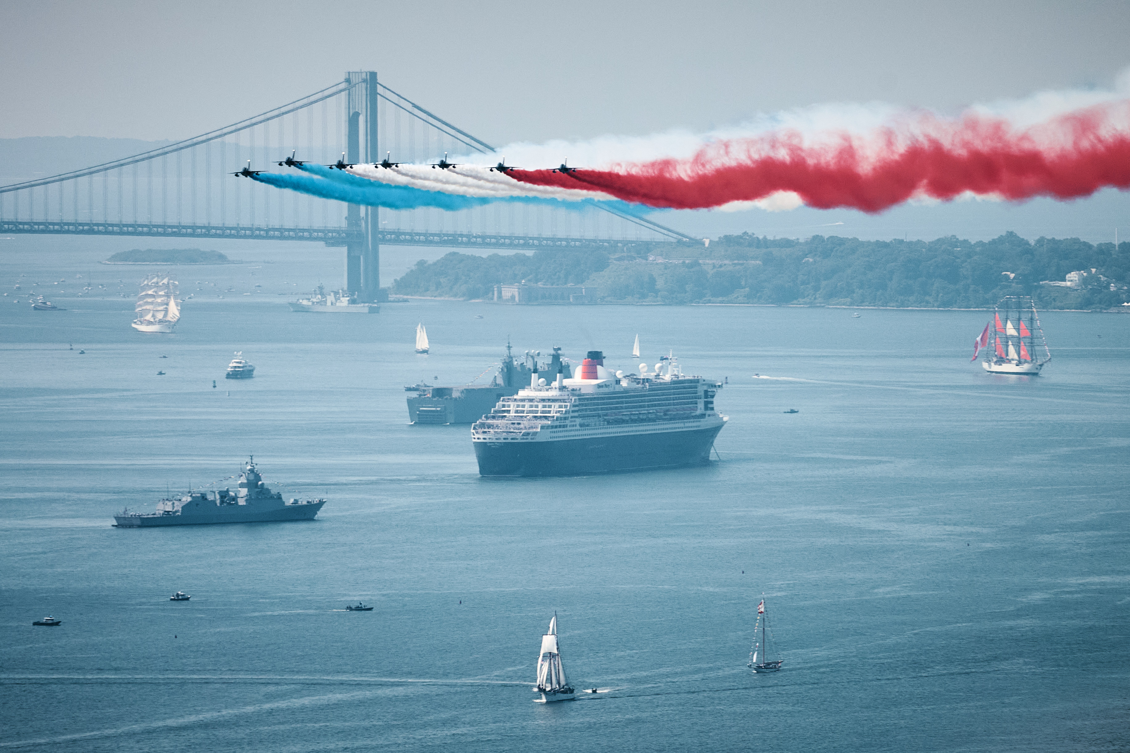 Parade of Tall Ships cruises through New York Harbor to celebrate Sail4th 250