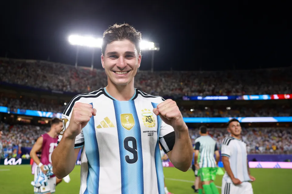 Julian Alvarez at the World Cup