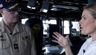 Onboard the closest Navy ship to Iran