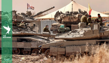 Israel is building a miles-long earthen barrier inside Gaza