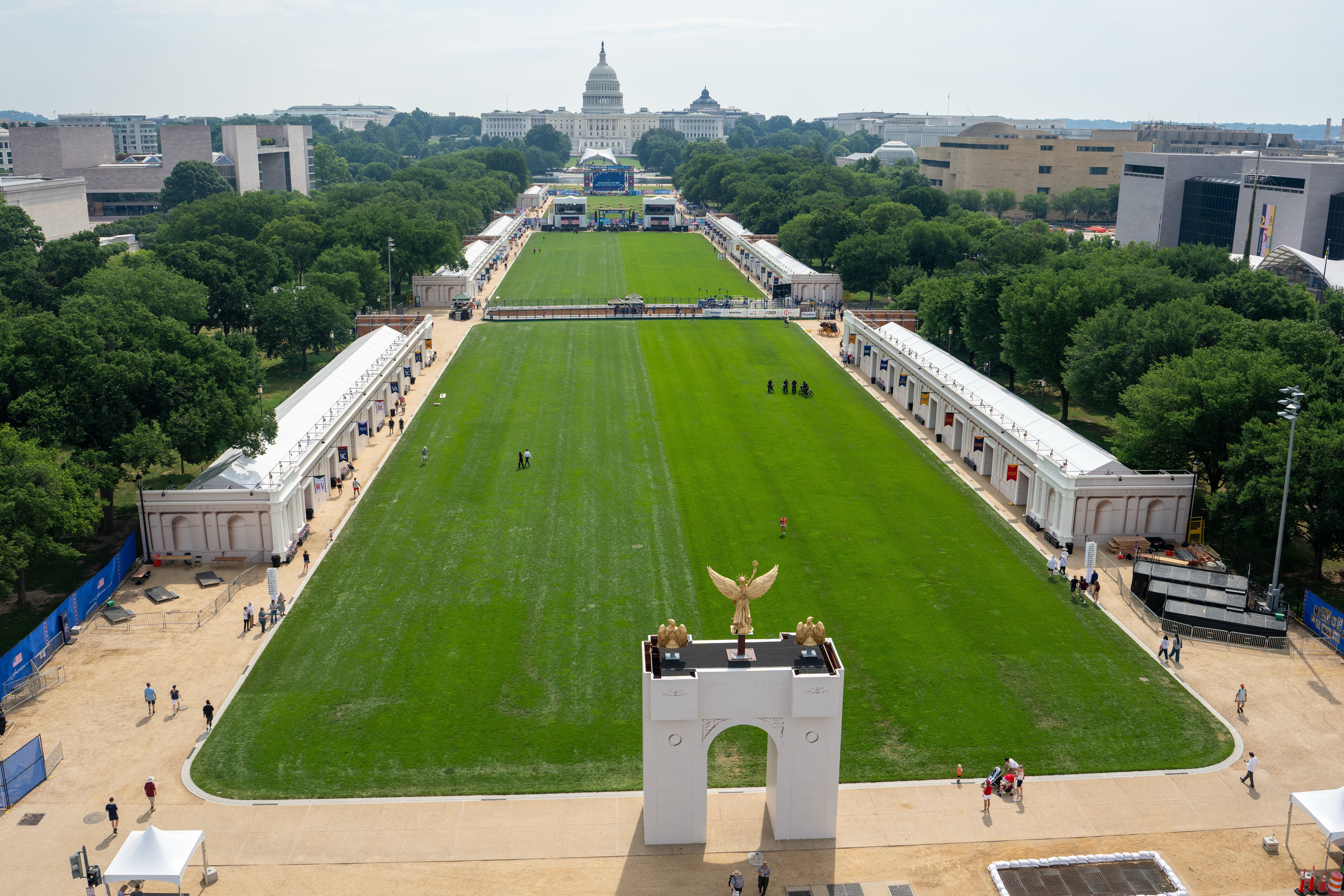The fair, meant to be a celebration of America's 250th anniversary, has run into one setback after another