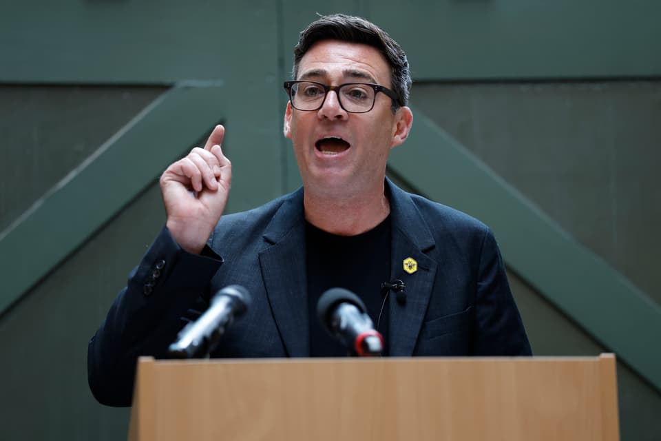 <p>MANCHESTER, ENGLAND - JUNE 29: MP for Makerfield, Andy Burnham, delivers a speech at The People's Museum on June 29, 2026 in Manchester, England. (Photo by Jeff J Mitchell/Getty Images)</p>
