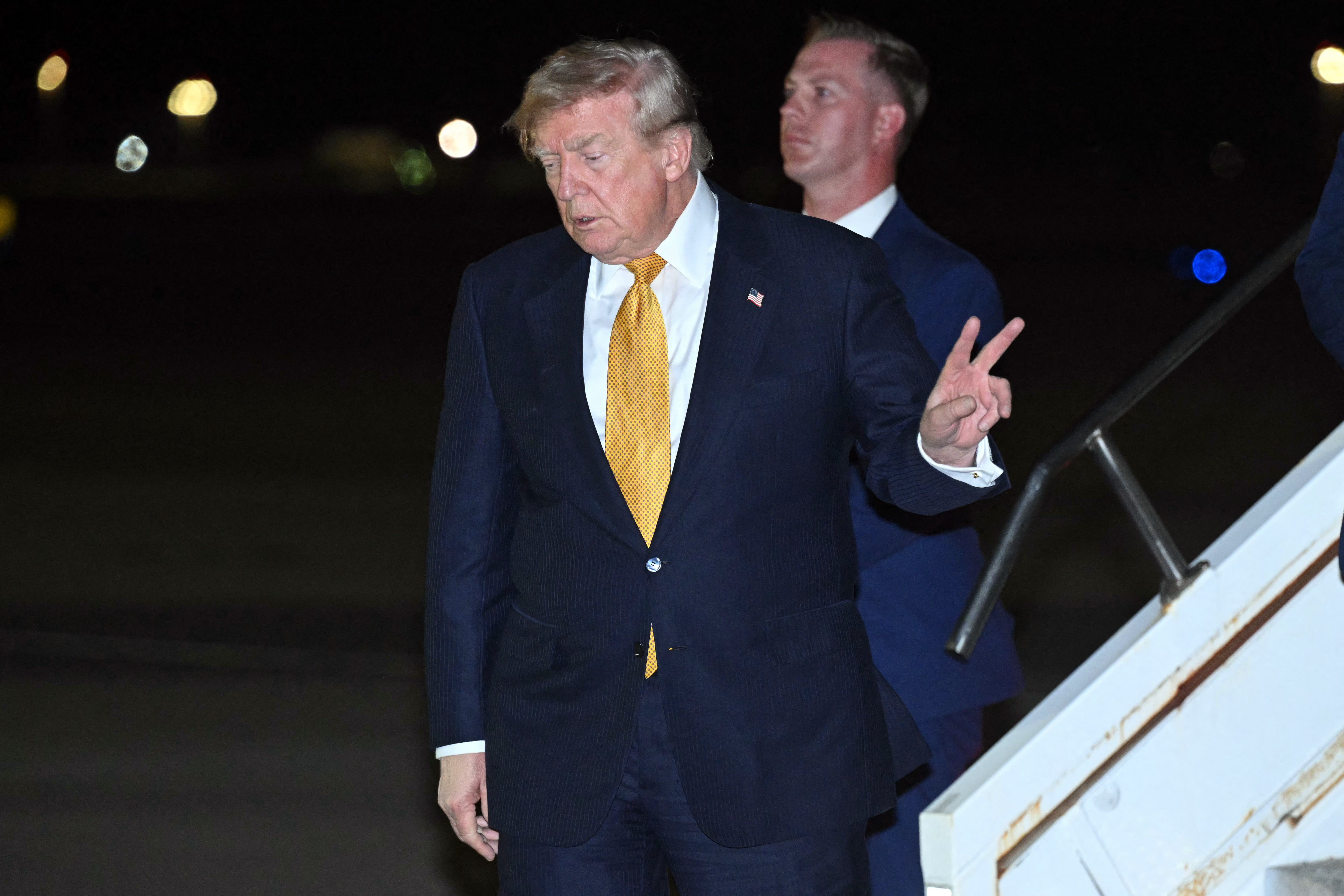 Donald Trump says his ‘instructions’ to US officials in the event of his assassination by Iran are to ‘literally bomb them’ and ‘obliterate’ the country