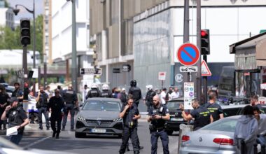 Pregnant woman among three attacked by man with kitchen knives in terrifying Paris attack