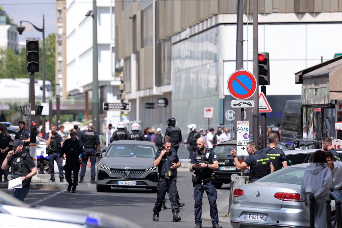 Pregnant woman among three attacked by man with kitchen knives in terrifying Paris attack