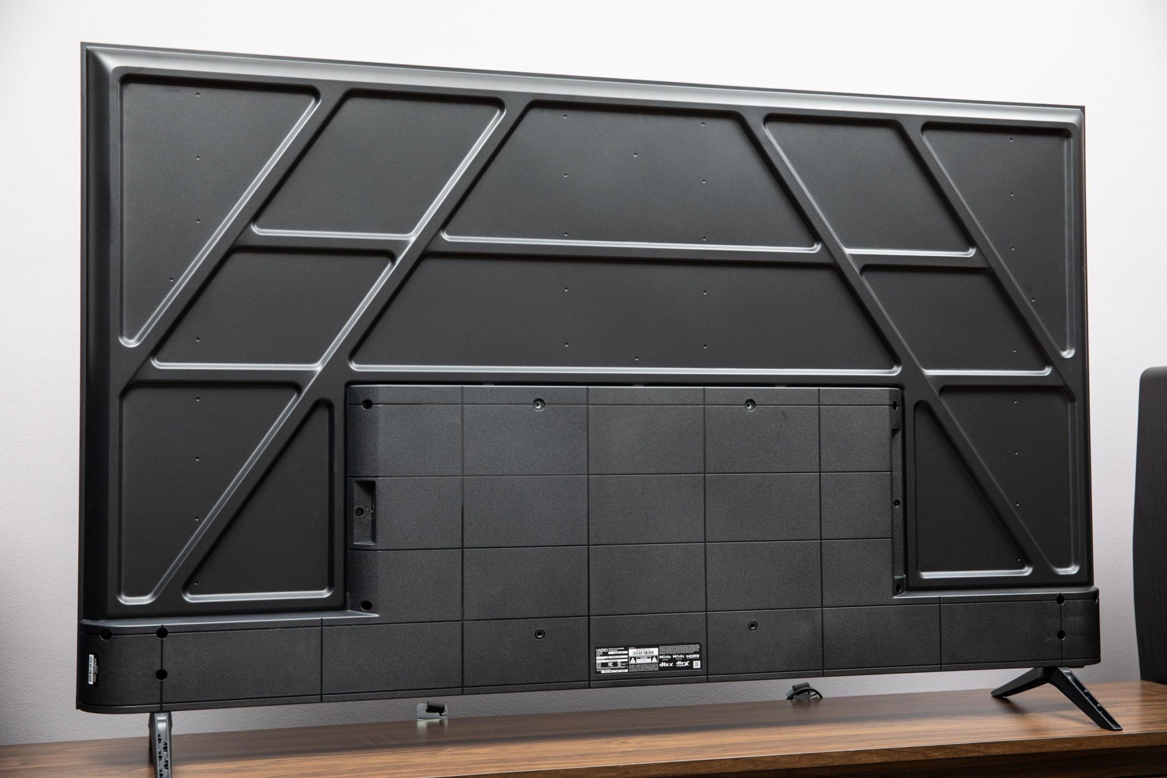 The back of the Vizio Mini LED Quantum TV.