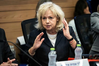 Attorney General Gali Baharav-Miara in the Knesset, last month. She has been praised for blocking parts of the judicial overhaul. Credit: Itay Cohen Attorney General Gali Baharav-Miara in the Knesset, last month. She has been praised for blocking parts of the judicial overhaul.