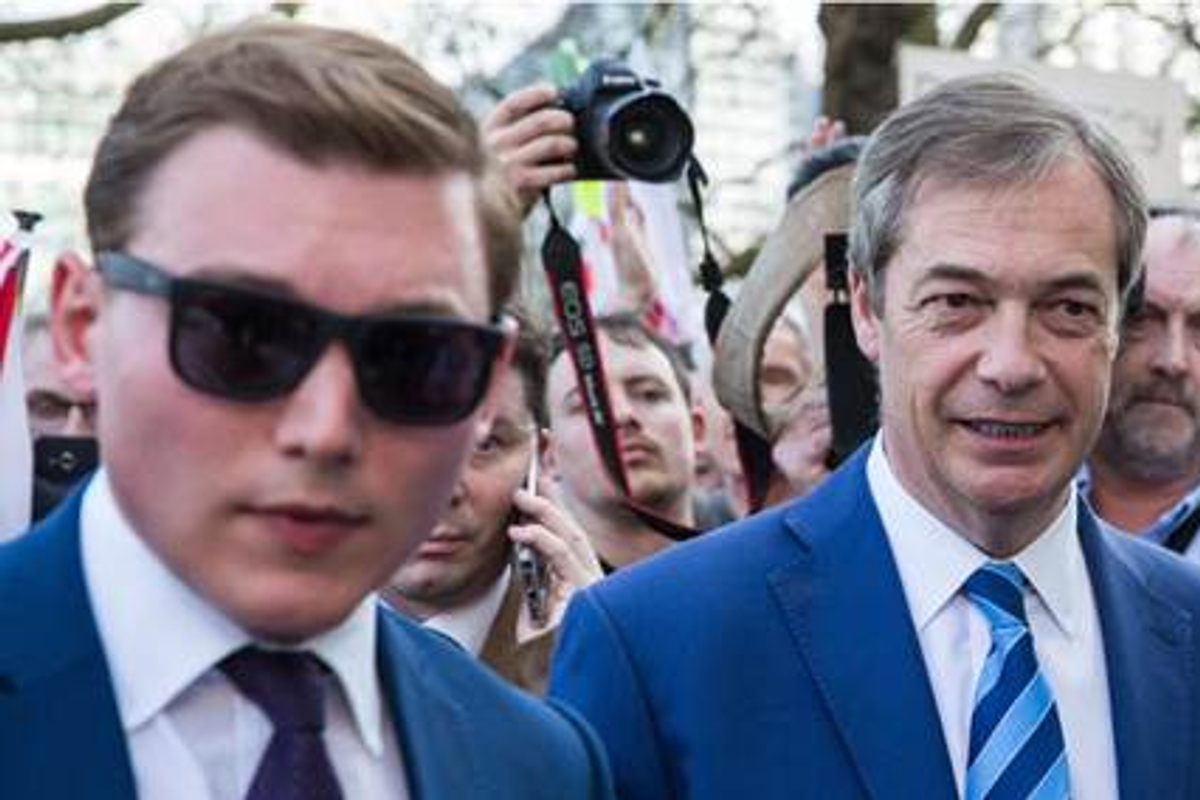 Nigel Farage faces more questions about his party's relationship with George Cottrell