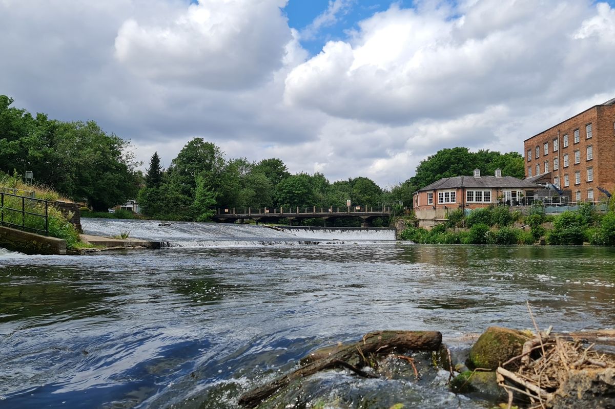 An image of the River Derwent in Darley Abbey