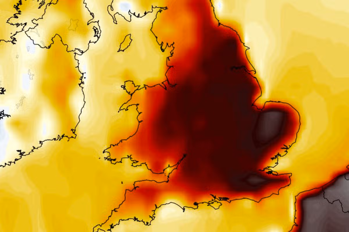 UK weather map
