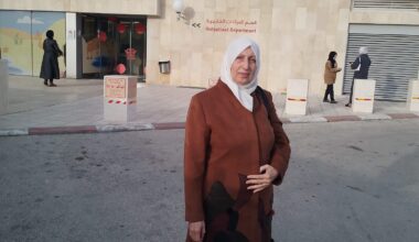 This undated photo provided by husband Abdelrahman Badr shows Itaf Badr, a board member of a Palestinian Health Work Committee who was arrested as part of a sweep on July 1, 2026 in Hebron, West Bank.(Abdelrahman Badr via AP)