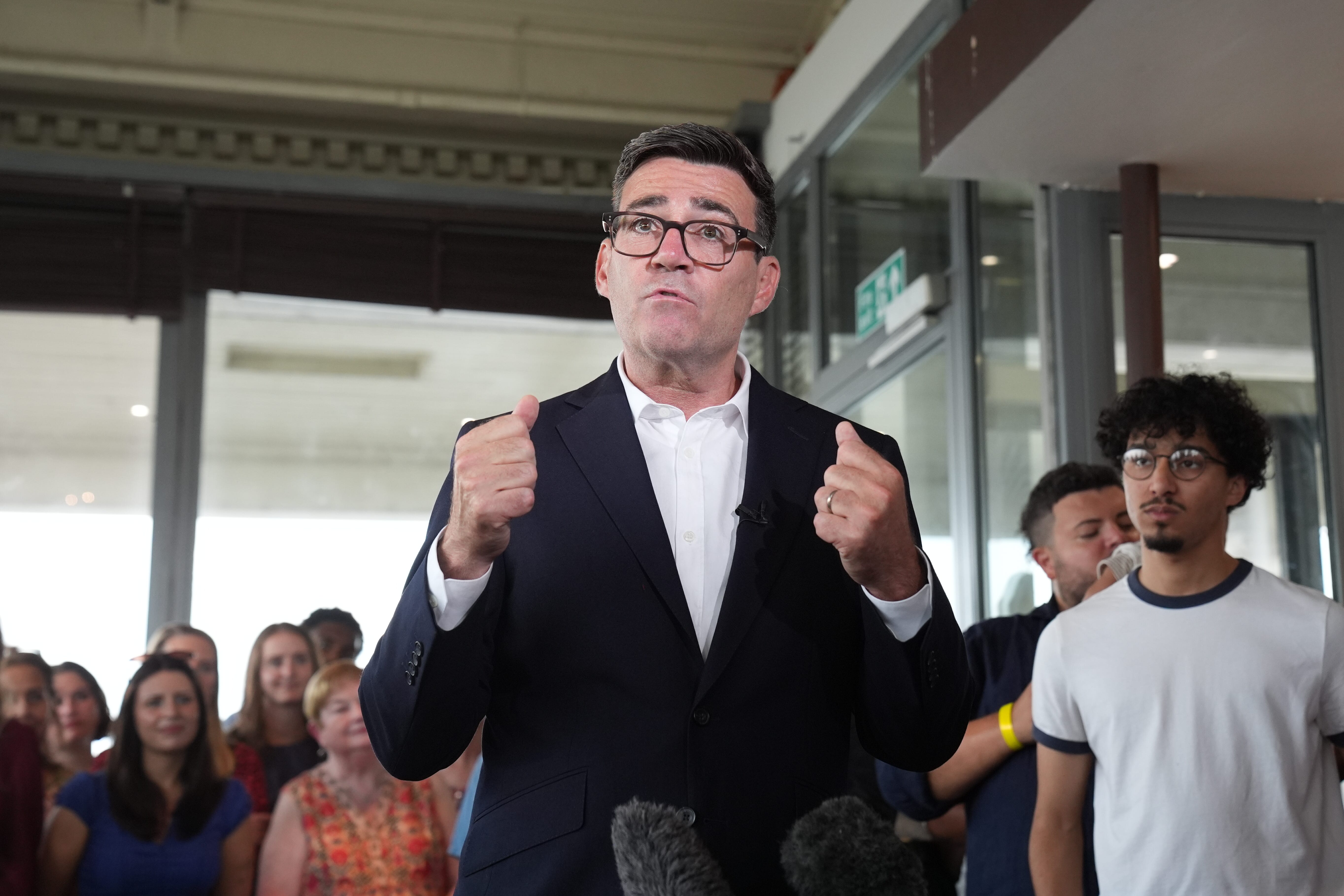 Andy Burnham is expected to set out his plans when he takes over as prime minister on Monday, with reports suggesting he could back more drilling in the North Sea (Gareth Fuller/PA)