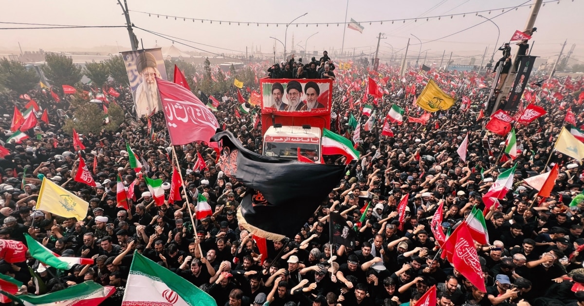 How Iran Is Trying To Turn A Funeral Into A Vote Of Confidence