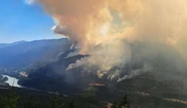 Highway 1 closed as wildfire burning in B.C. canyon expected to grow - CTV News