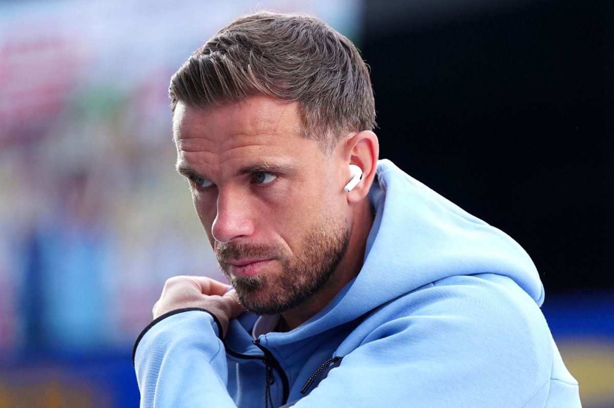 England midfielder Jordan Henderson ahead of a amatch