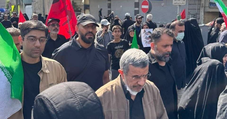 Ahmadinejad attends Khamenei funeral procession – state media