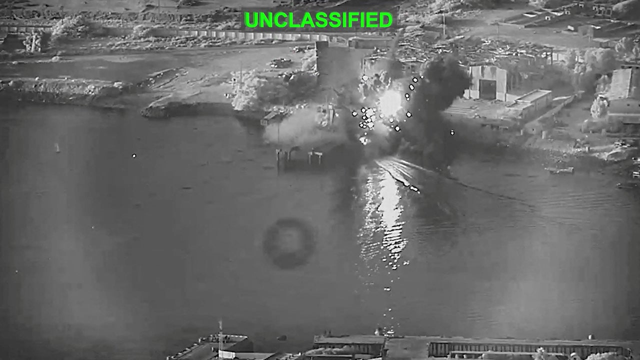 US military hits targets across Iran in hours leading up to resumption of naval blockade