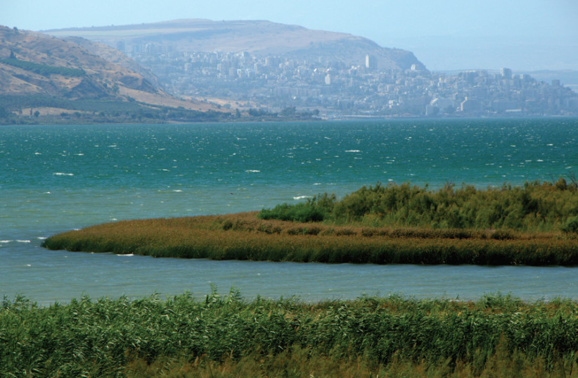 Lake Kinneret, also known as the Sea of Galilee, Israel's main water reservoir