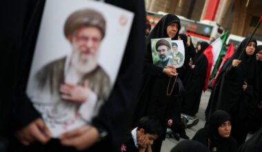 Huge crowds gather as funeral ceremonies for Iranian supreme leader Khamenei begin