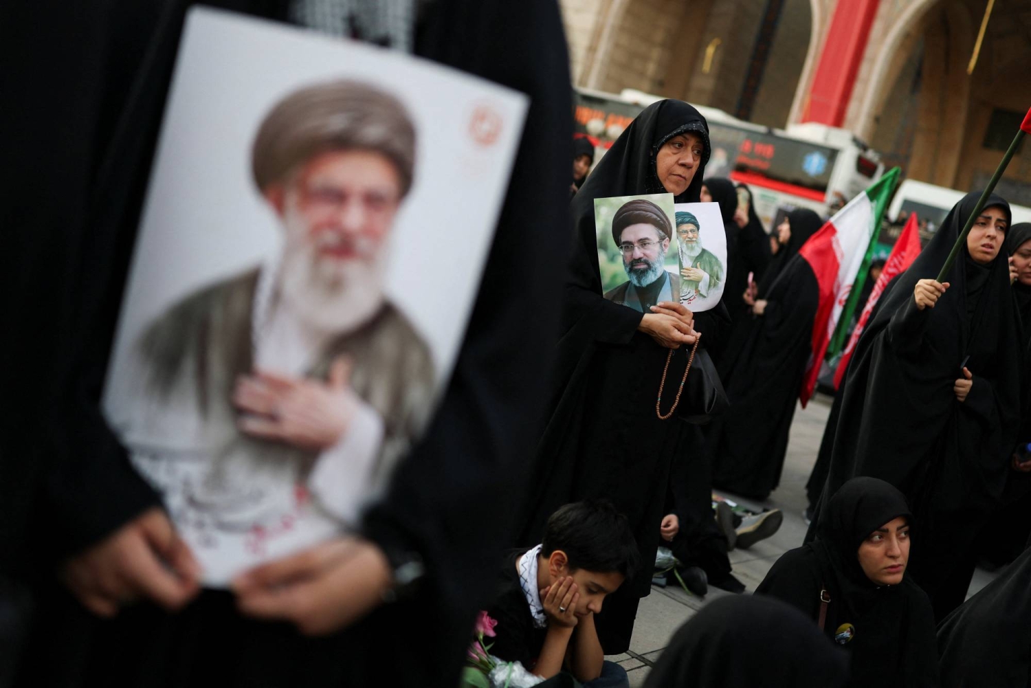 Huge crowds gather as funeral ceremonies for Iranian supreme leader Khamenei begin